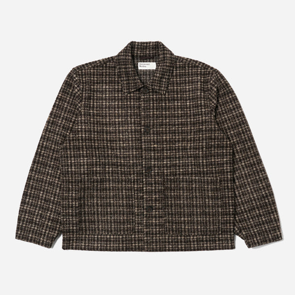 Rams Jacket Jacquard Knit - Brown