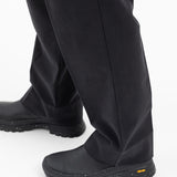 Benn Relaxed Twill Pleated Trouser - Black