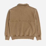 Green Man 1/4 Zip - Biscuit