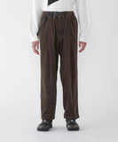 corduroy pants - dark brown