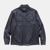 Travail Shirt Cotton Linen Denim - Indigo