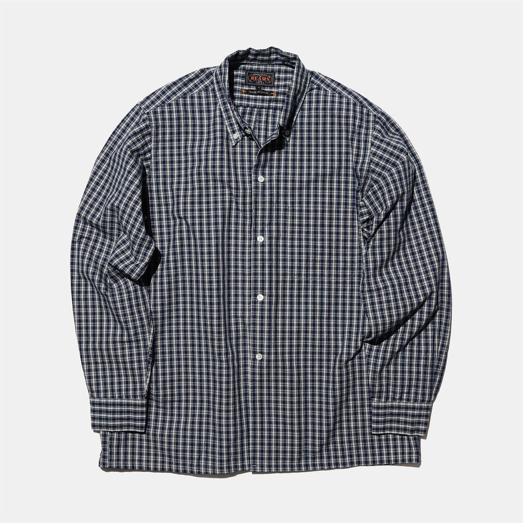 Open B.D. Indigo Dobby Plaid - Navy