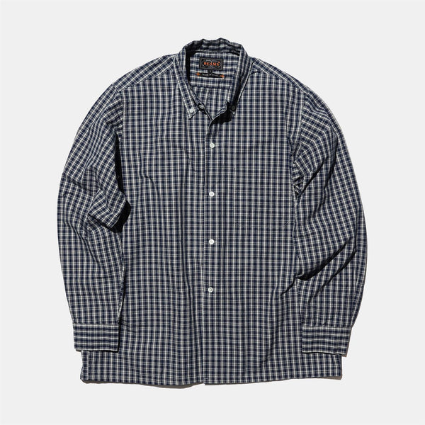 Open B.D. Indigo Dobby Plaid - Navy