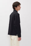 Isefjord Compact Cotton LS Polo - Black