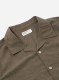 Fine Organic Cotton Sal Road Shirt - Brown