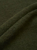 Cardigan - Olive Wool Fleece