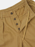 Pleated Track Pant Brushed Moleskin - Sand