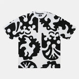 Clogged Bear T-Shirt All Over Print - Black/White