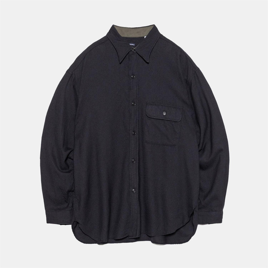 Wool CPO Shirt - Navy