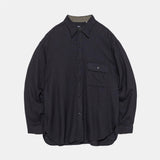 Wool CPO Shirt - Navy