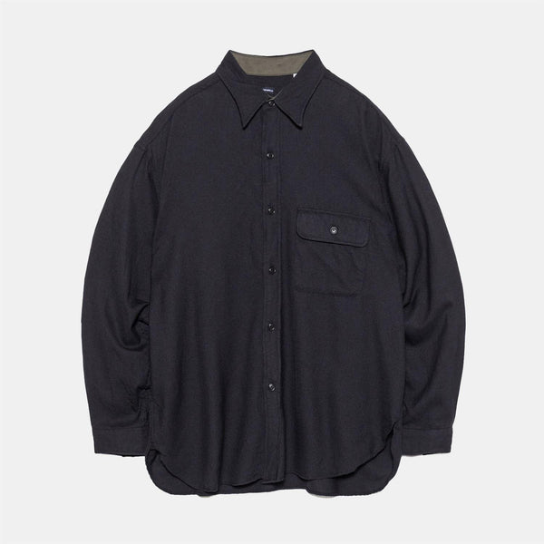 Wool CPO Shirt - Navy