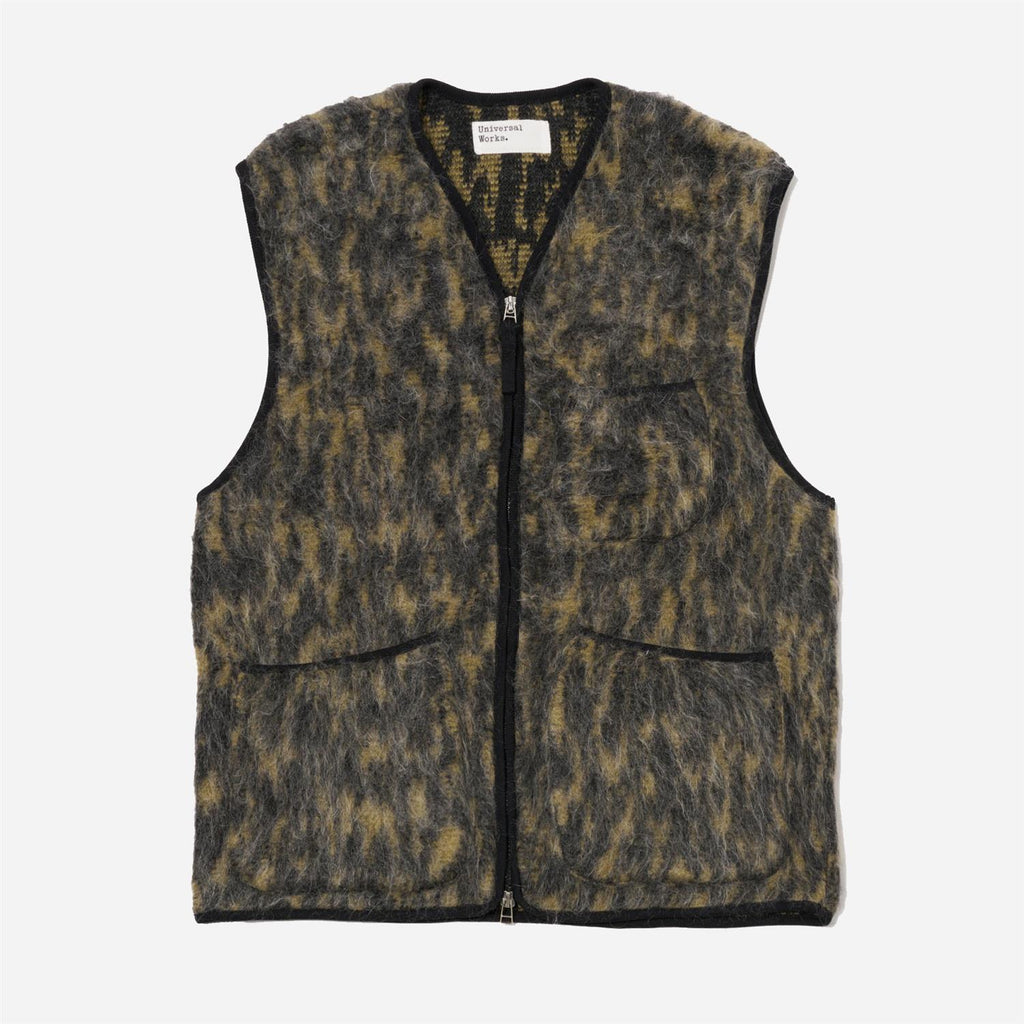 Zip Gilet Dolce Fleece - Charcaol