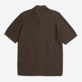 Fredensborg Mercerised Cotton Knitted Shirt - Turkisk Coffee