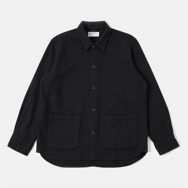 Kendal Cotton Travail Overshirt - Black