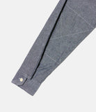 Work Shirt - Grey Cotton Chambray