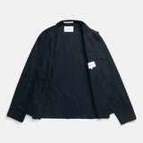 Arresskov Compact Cotton Overshirt - Dark Navy