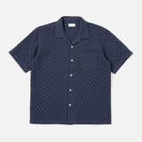 Dot Waffle Road Shirt - Navy