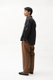 Washed Cotton Classic Shirt- Black