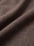 Square Pocket Shirt Brushed Flannel - Brown