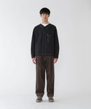 corduroy pants - dark brown