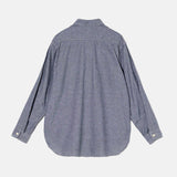 Work Shirt - Grey Cotton Chambray