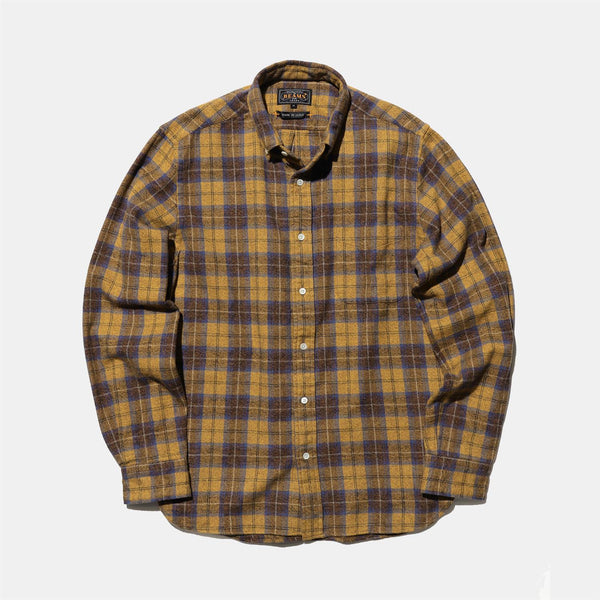 B.D. Herringbone Plaid - Mustard