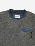 GORE-TEX WINDSTOPPER® Wool Fleece Crewneck - Heather Grey