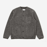 Cardigan - Grey Marl Wool Fleece
