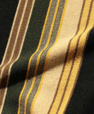 Knit Polo Stripe - Dark Green