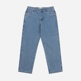 Classic Relaxed Denim Pants - Blue Washed