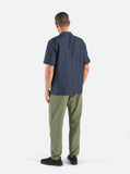 Road Shirt - Navy Stripe Linen