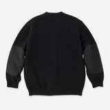 Shetland wool cardigan - black