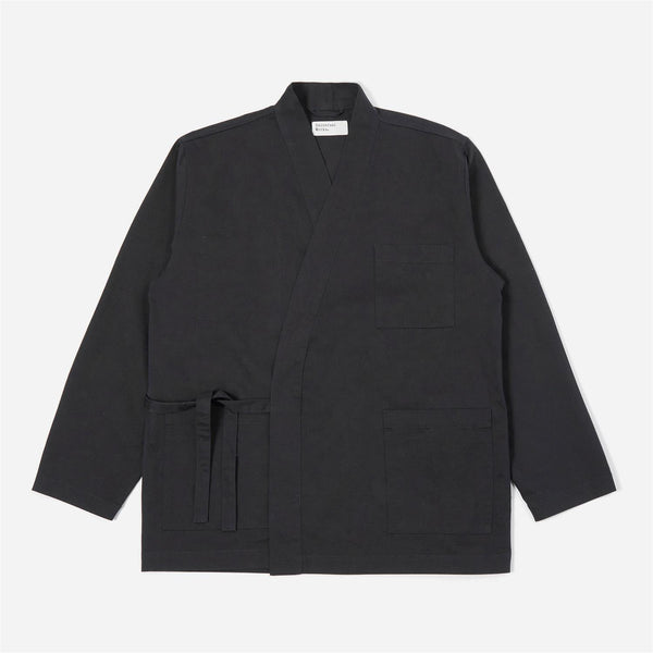 Kyoto Work Jacket in Black Twill