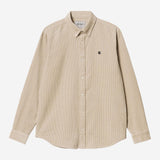 L/S Madison Cord Shirt - Wall