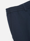 Pleated Track Pant - Navy