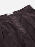 Pleated Track Pant - Licorice Cord