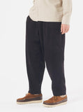 Pleated Track Pant - Licorice Cord