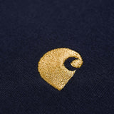S/S Chase T-Shirt - Dark Navy/ Gold