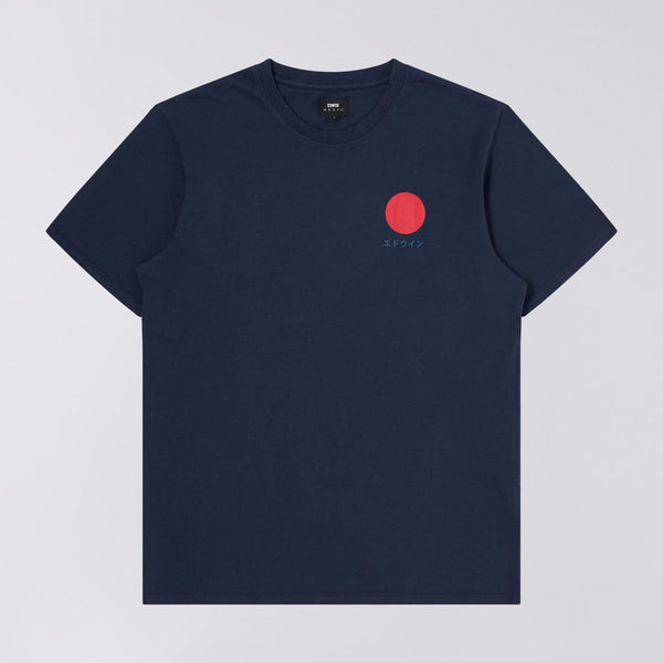 EDWIN Japanese Sun T-Shirt - Navy Blazer